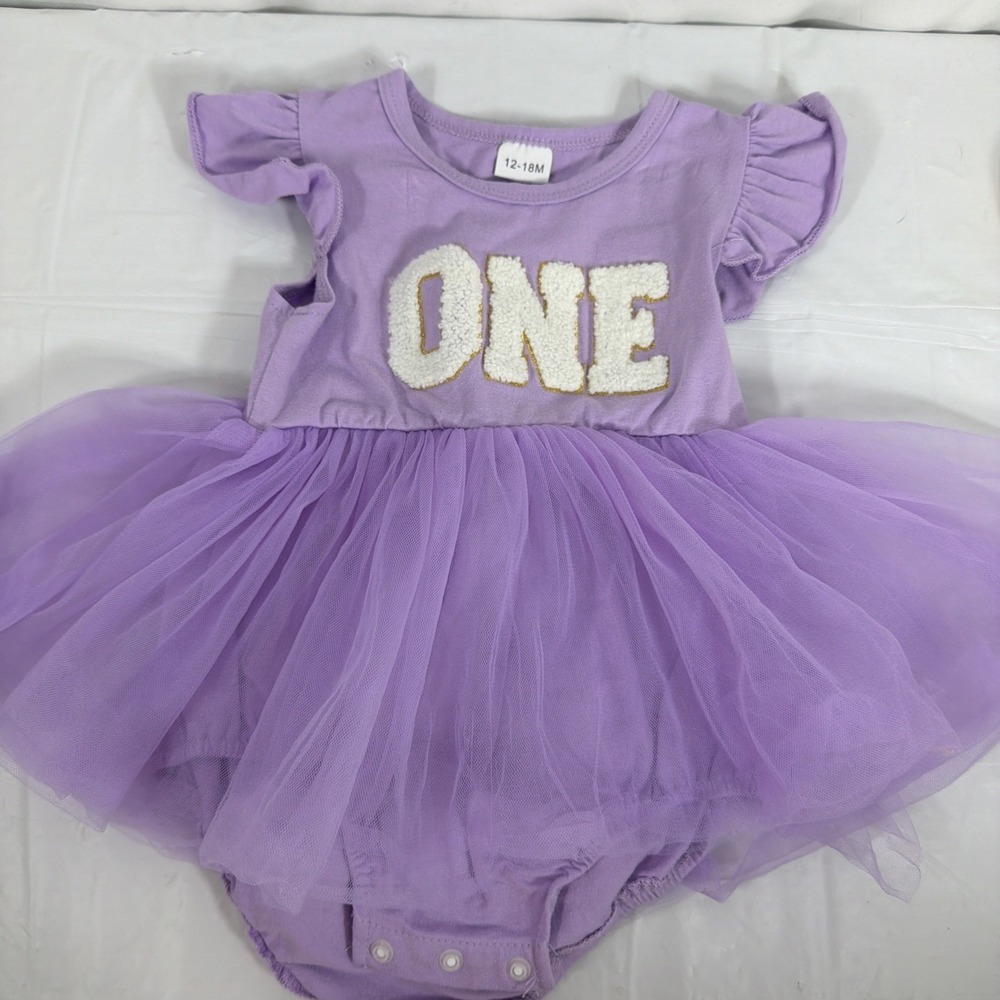 First Birthday Outfit - Custom Made Size 12-18‎ Months